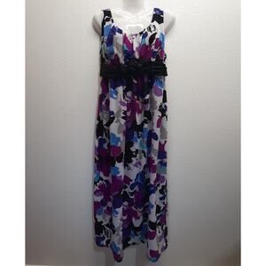 VTG Nicole Sleeveless Floral Sun Dress l Size: 8